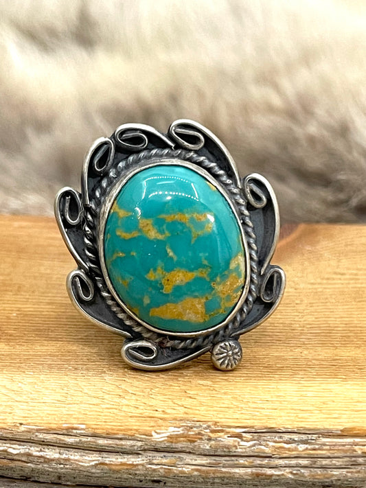 8.0 Royston Turquoise Ring