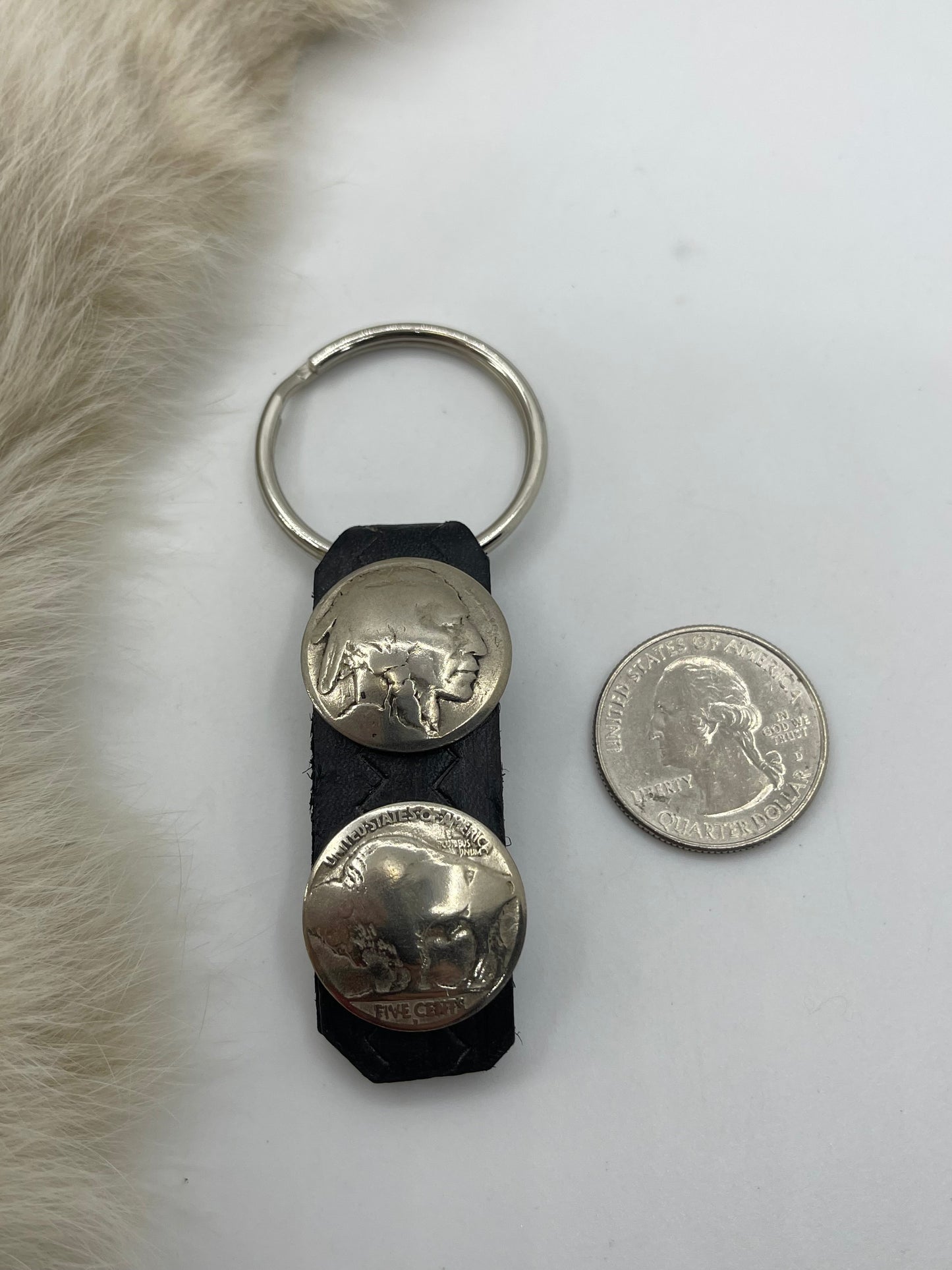 Buffalo Nickel Keychain