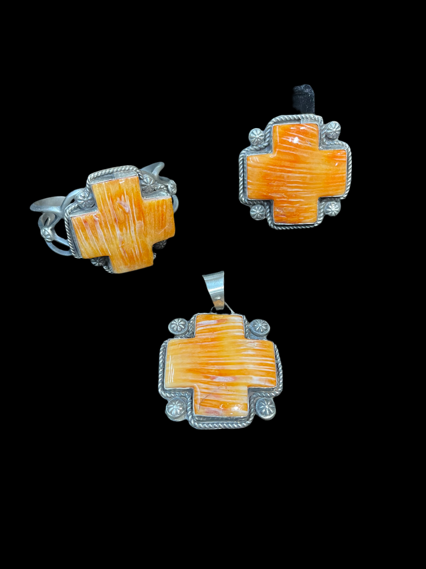 Orange Spiny Oyster 3pc set