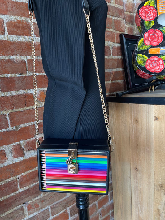 Colored Pencil Box Inspired Purse