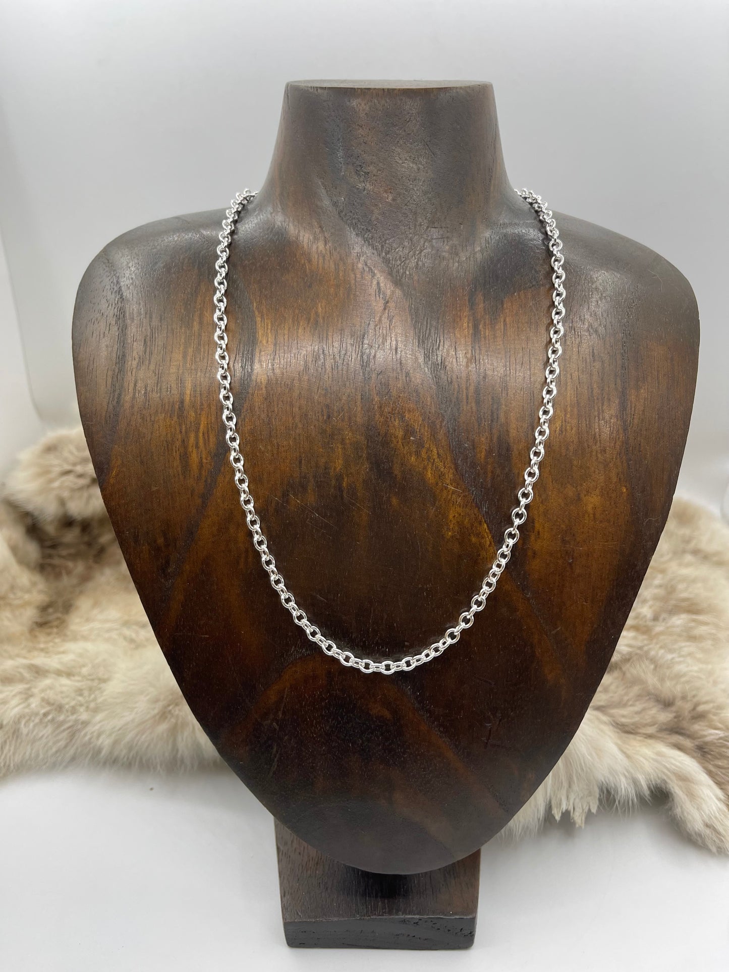18” Heavy Silver Link Chain