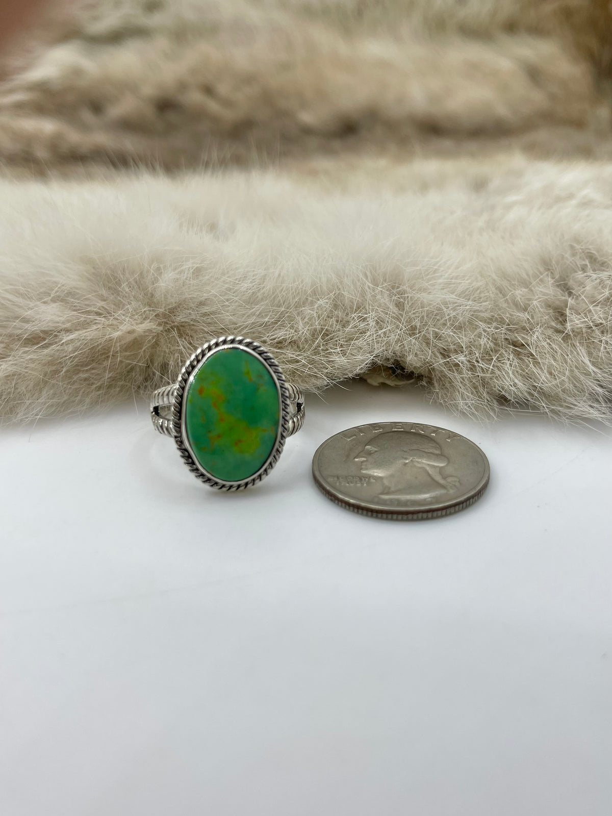 9.5 Carico Lake Turquoise Ring