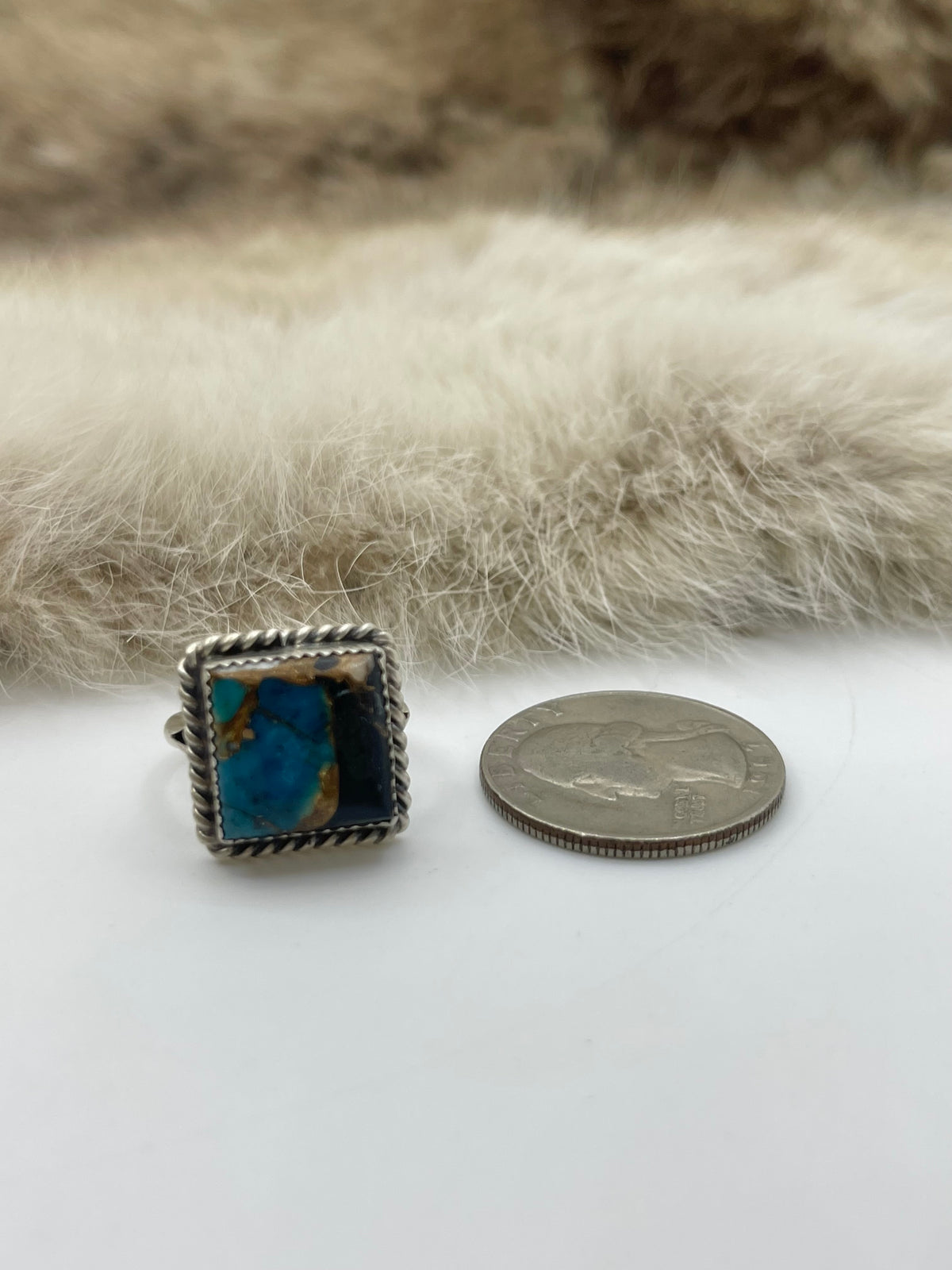 6.0 Kingman Crush Ring, Navajo