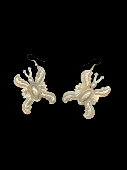 Concho Butterfly Dangle Earrings