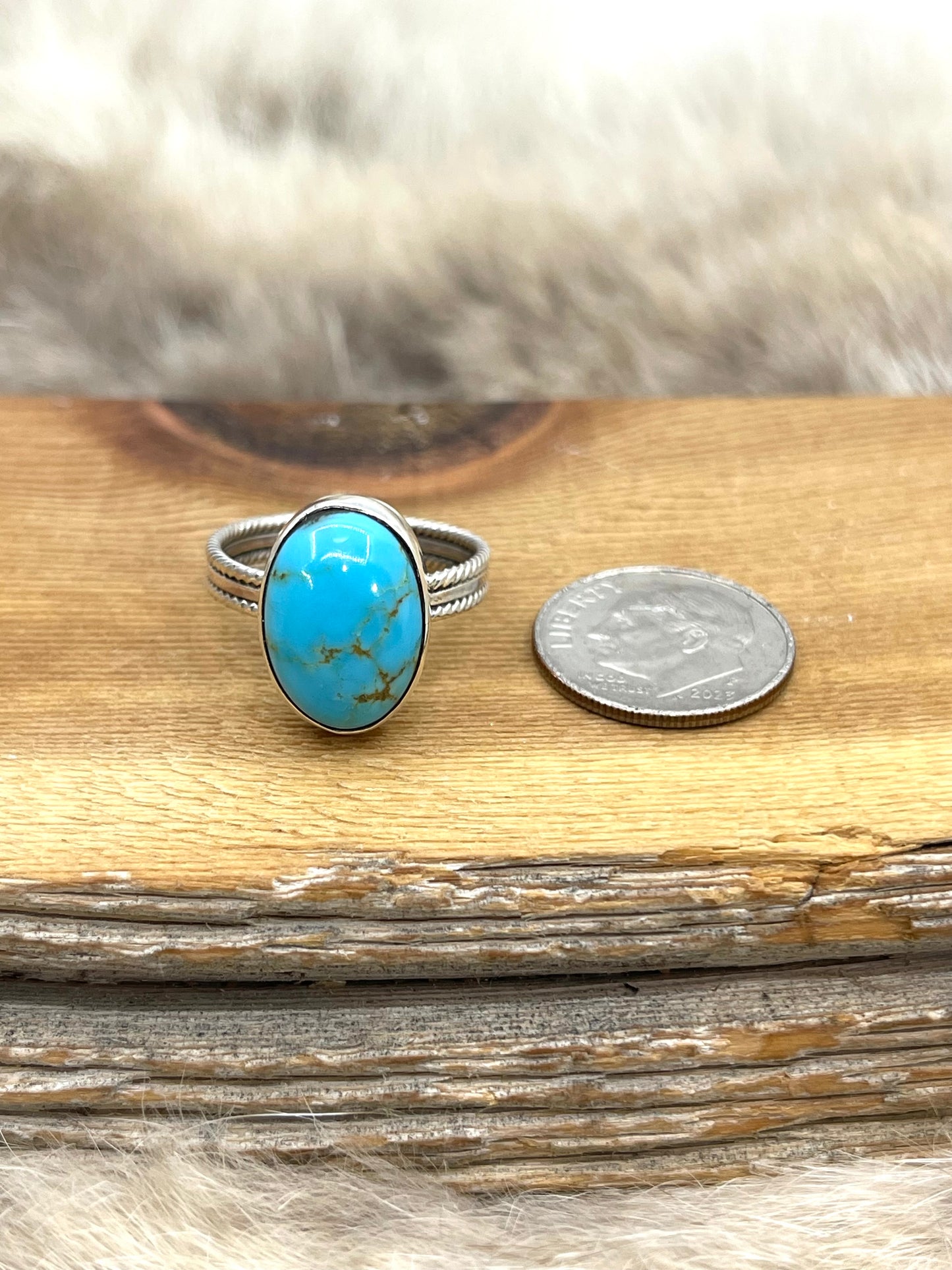 7.0 Turquoise Ring