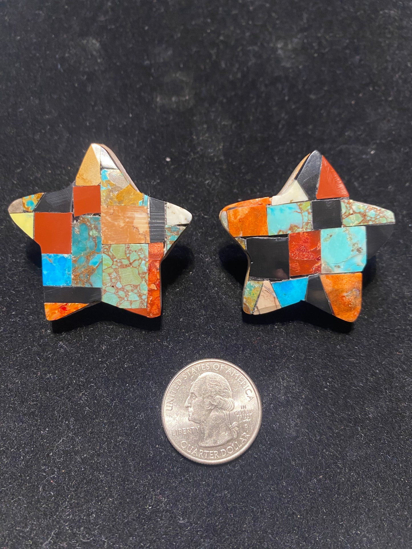 Lapidary Star Stud Earring by Jolene Bird