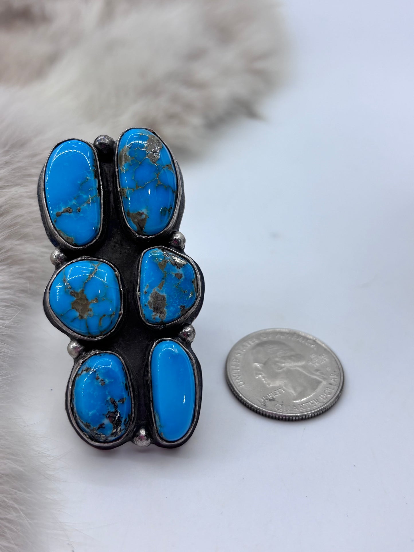 12.5 Kingman Turquoise Ring