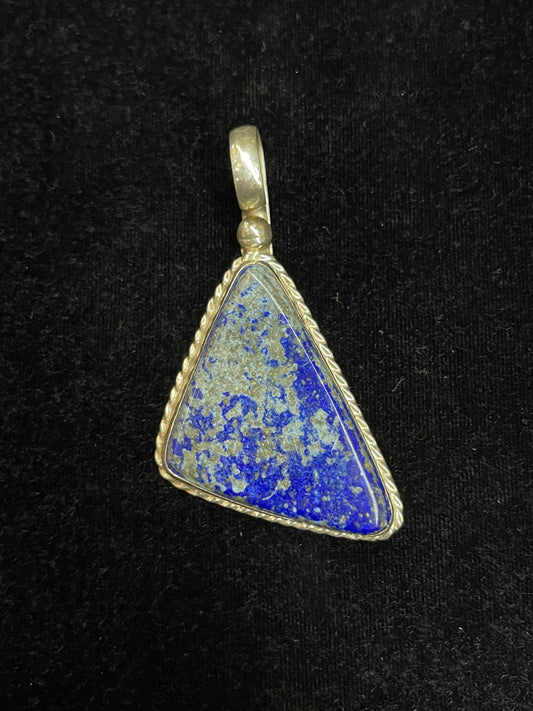 Vintage Lapis Pendant by DEU Made in Santa Fe