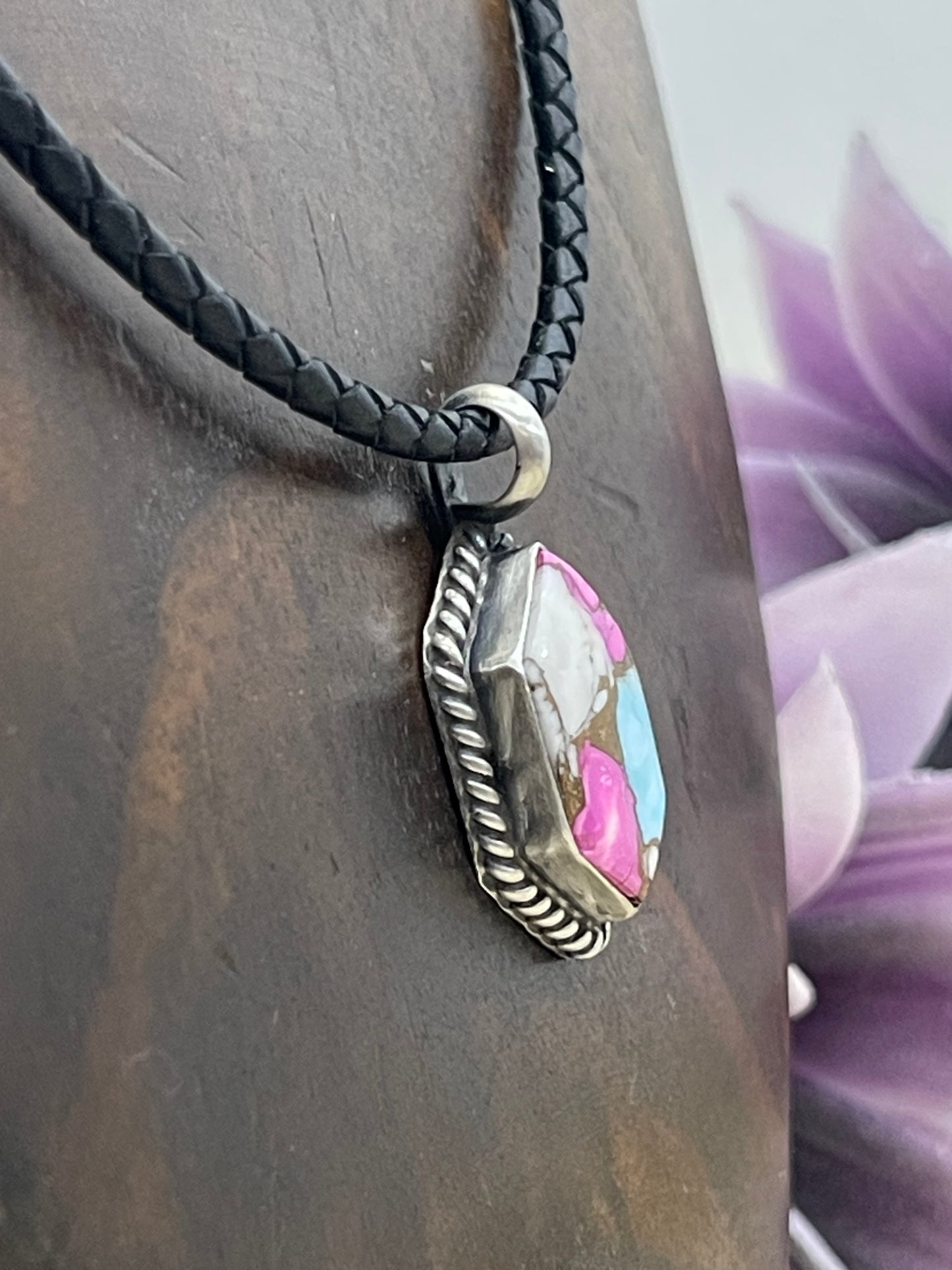 18" Cotton Candy Pendant Necklace