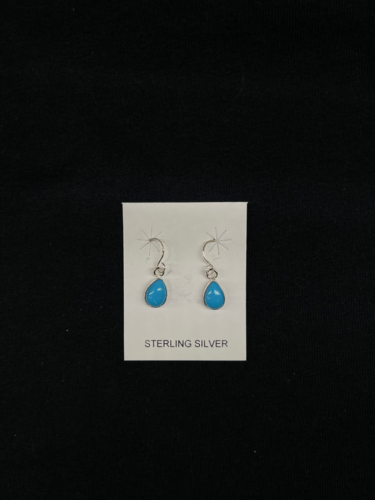 Turquoise Teardrop Dangle Earrings