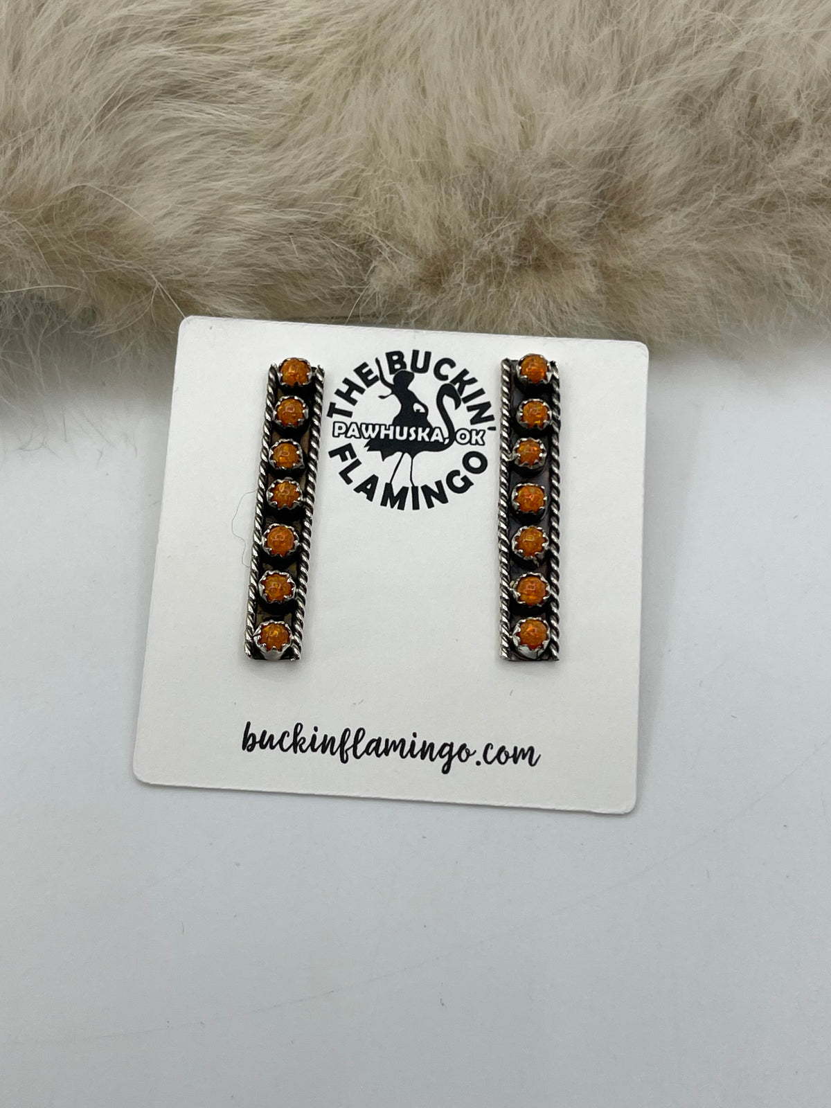 Orange Opal by Janice Spencer, Navajo