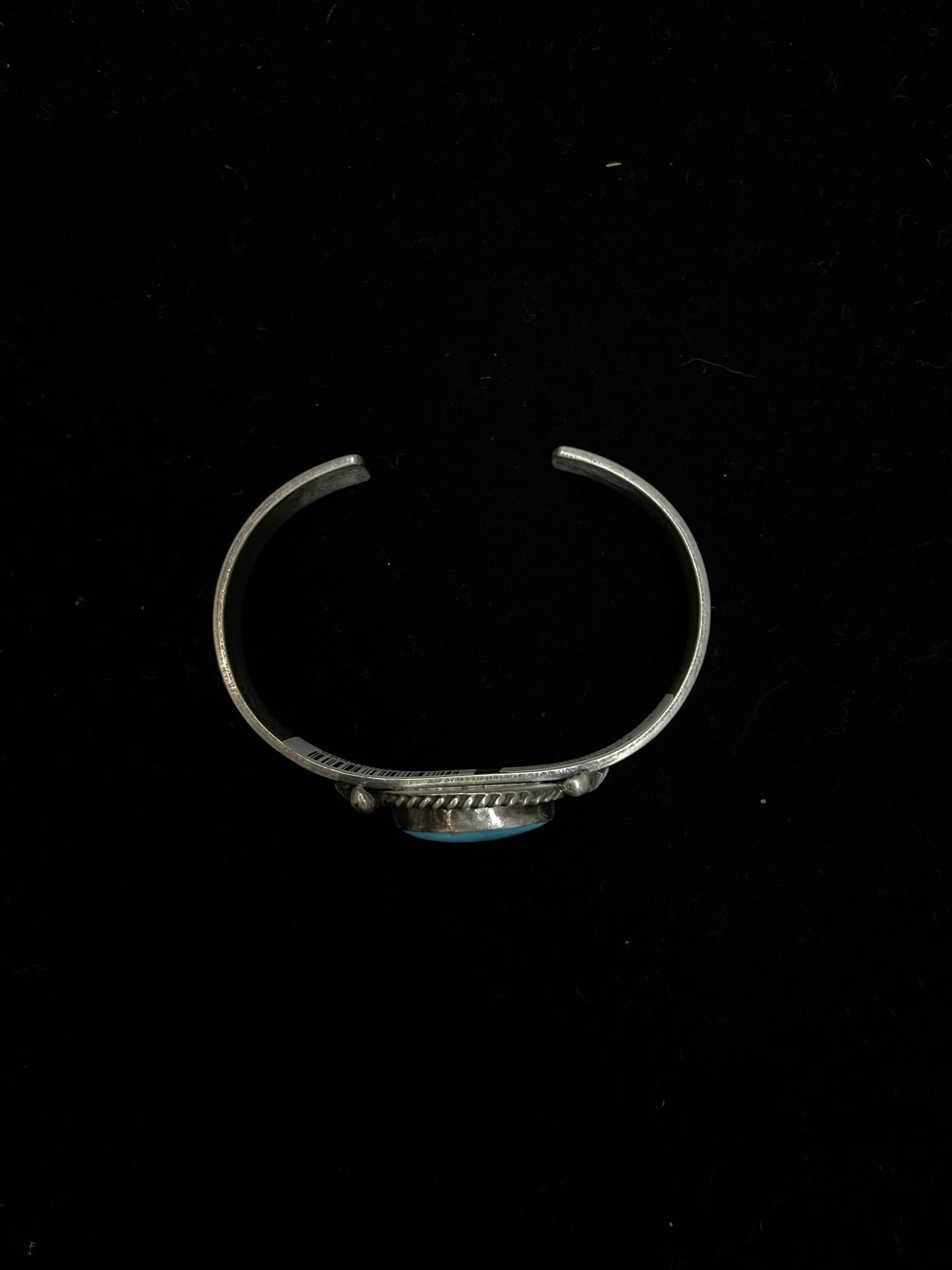 6"-7 1/4" Kingman Turquoise Cuff by Rick Enriquez, Navajo