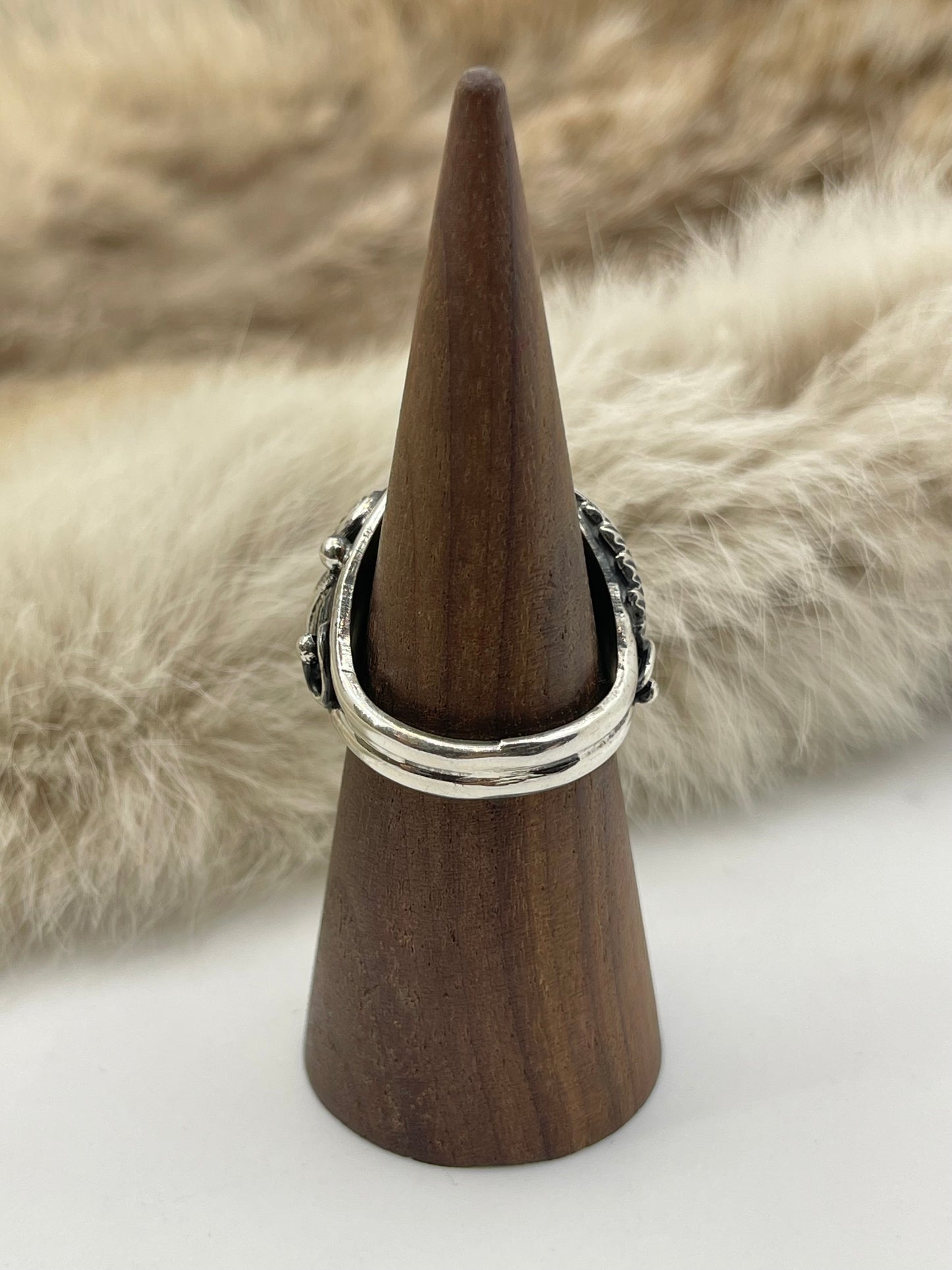 10.0 Turquoise Ring by Darrell Morgan, Navajo