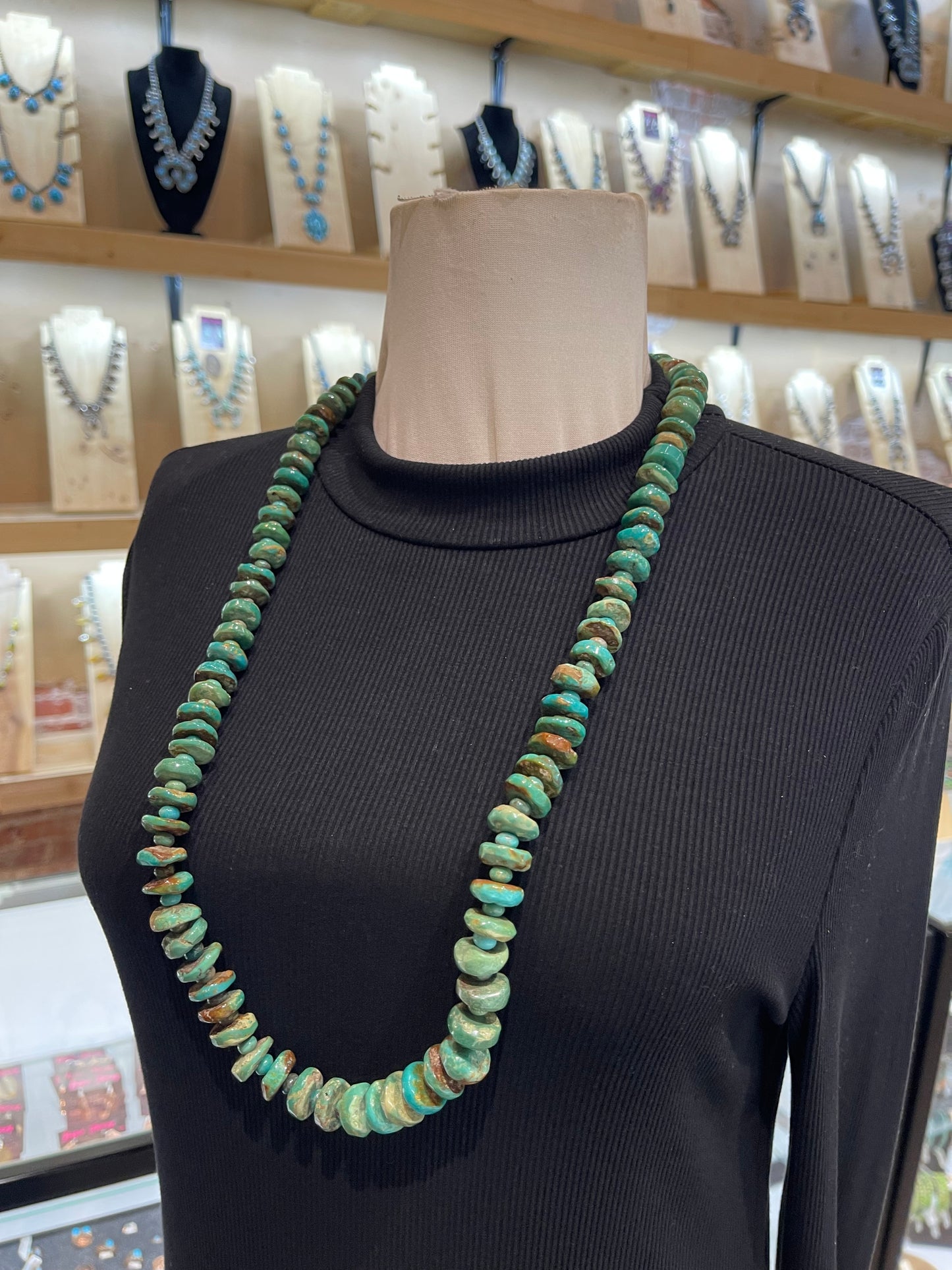 33" Royston Cut Bead Necklace