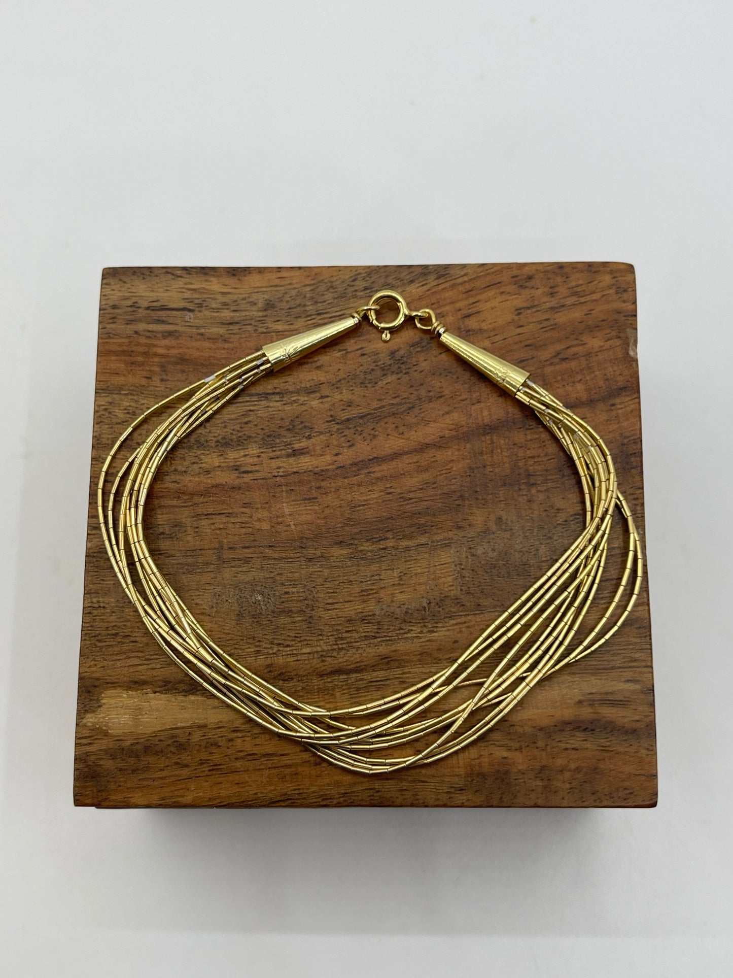 6.75" 14K Gold Filled 10 Strand Bracelet