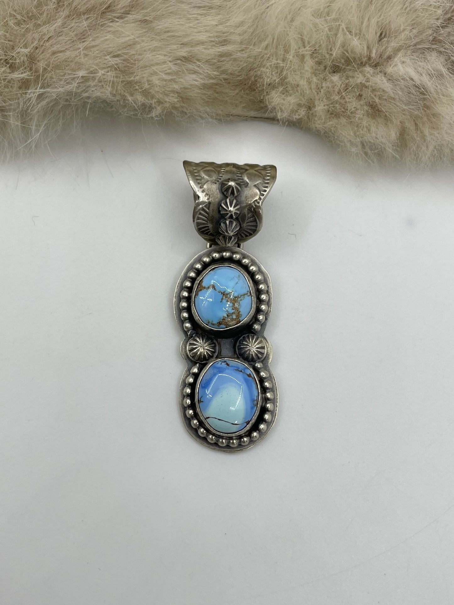 Golden Hills Pendant by Boyd Ashley, Navajo