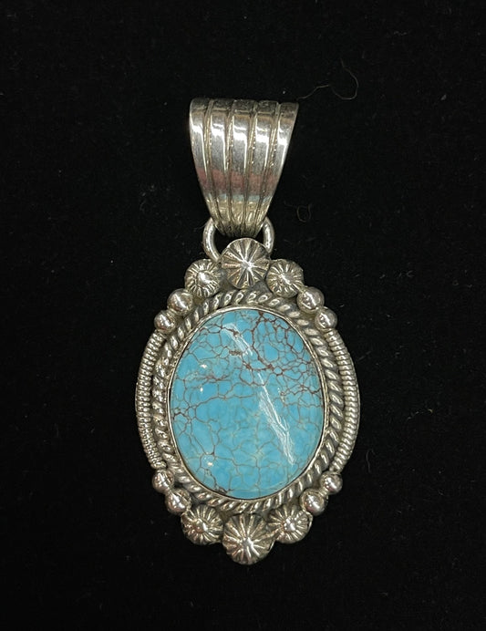 Turquoise Pendant with 12mm Bale