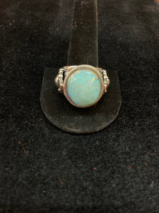 Golden Hills Turquoise Men's Ring By Zia
