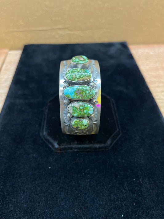 Sonoran Gold Stamped Cuff by John Nelson