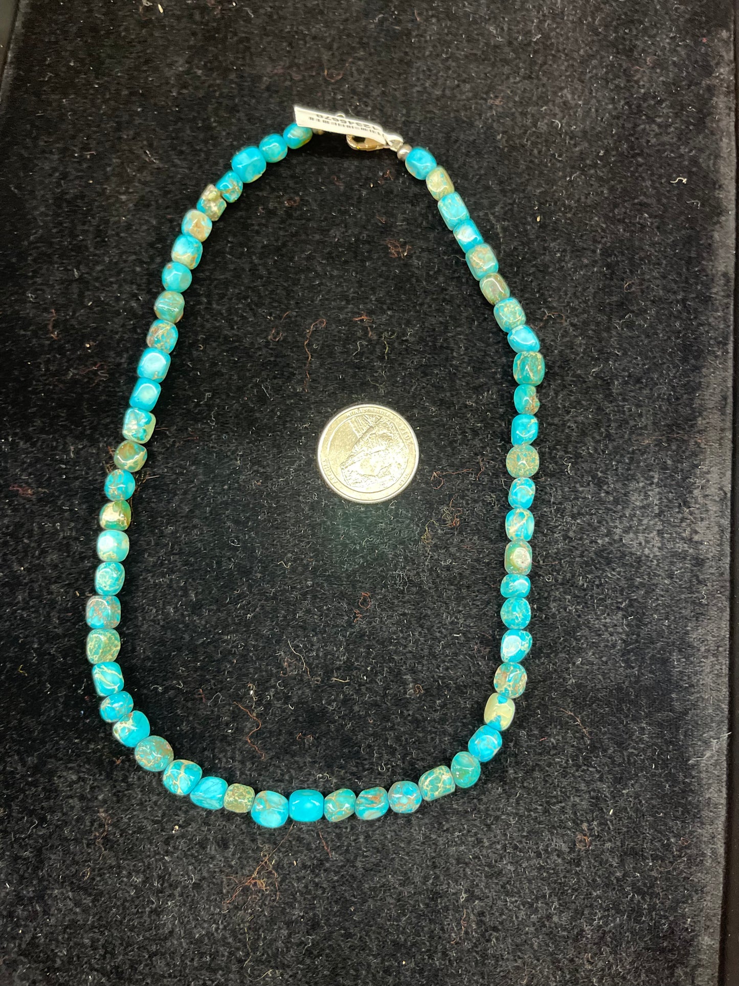 Little Stone Linked Turquoise Necklace