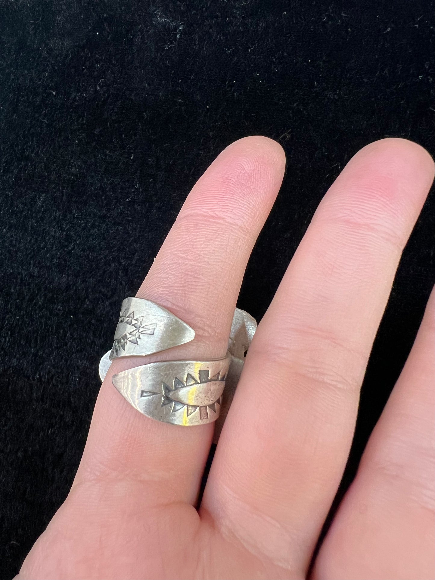 Adjustable Golden Hills Turquoise & Pink Conch Shell Ring