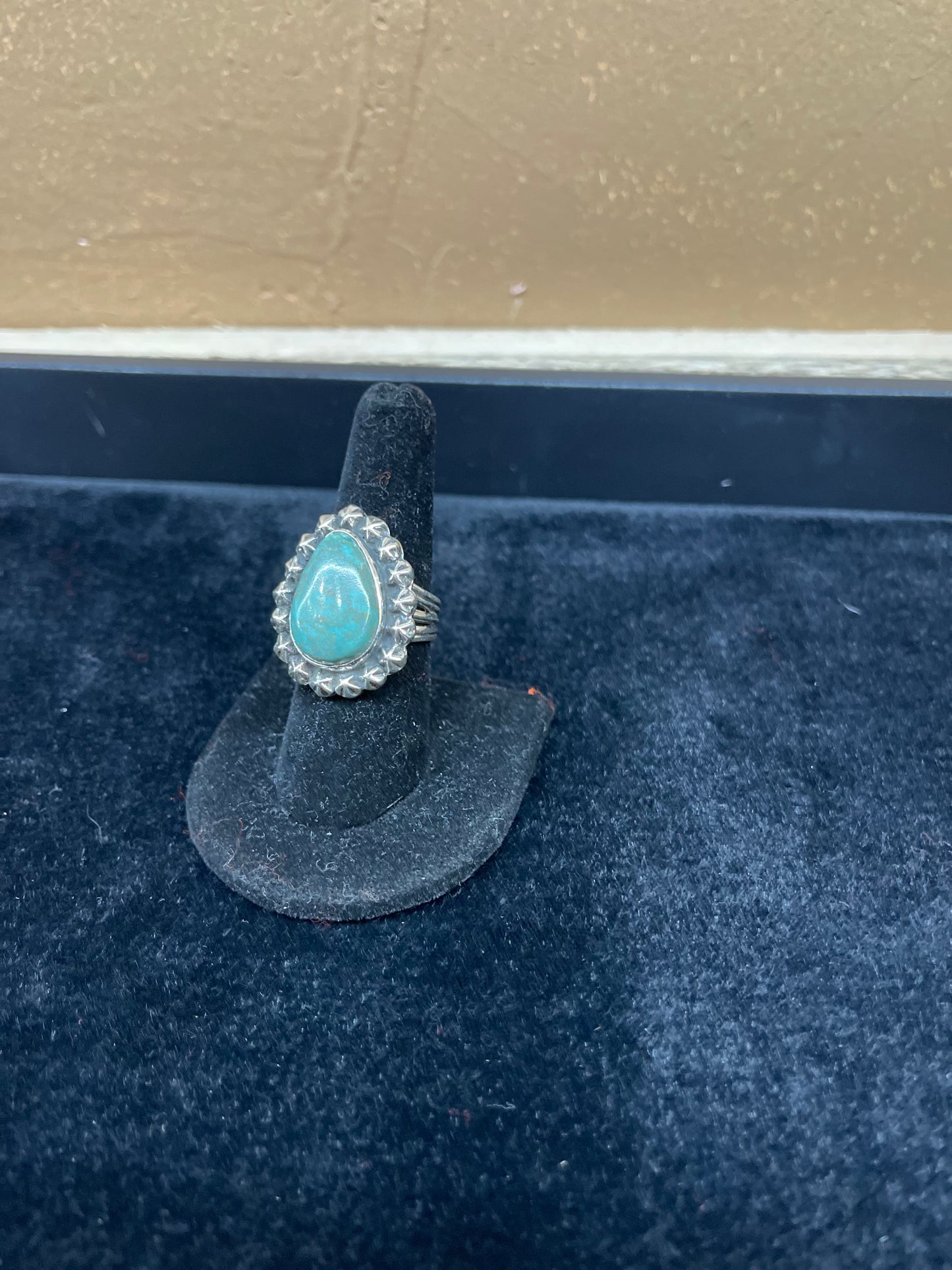 Emerald Valley Turquoise Teardrop Ring
