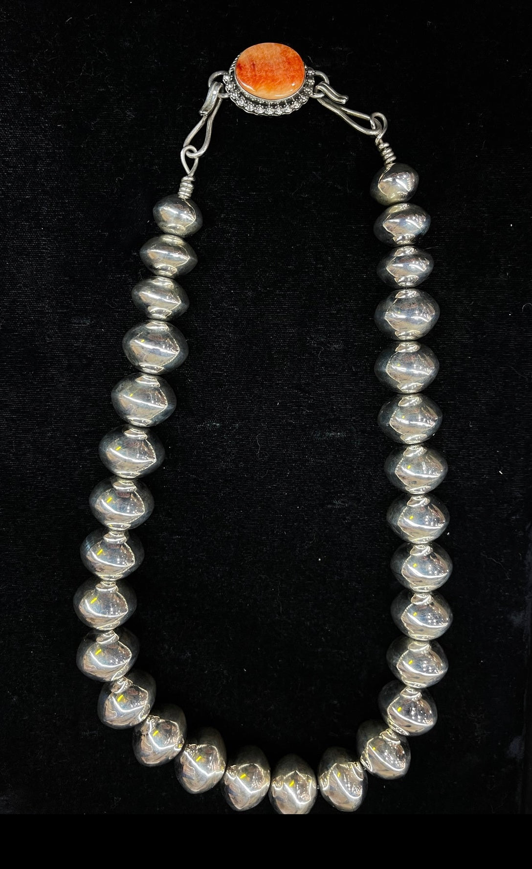 22” 15mm up to 19mm Handmade Navajo Pearls by Tustin Daye