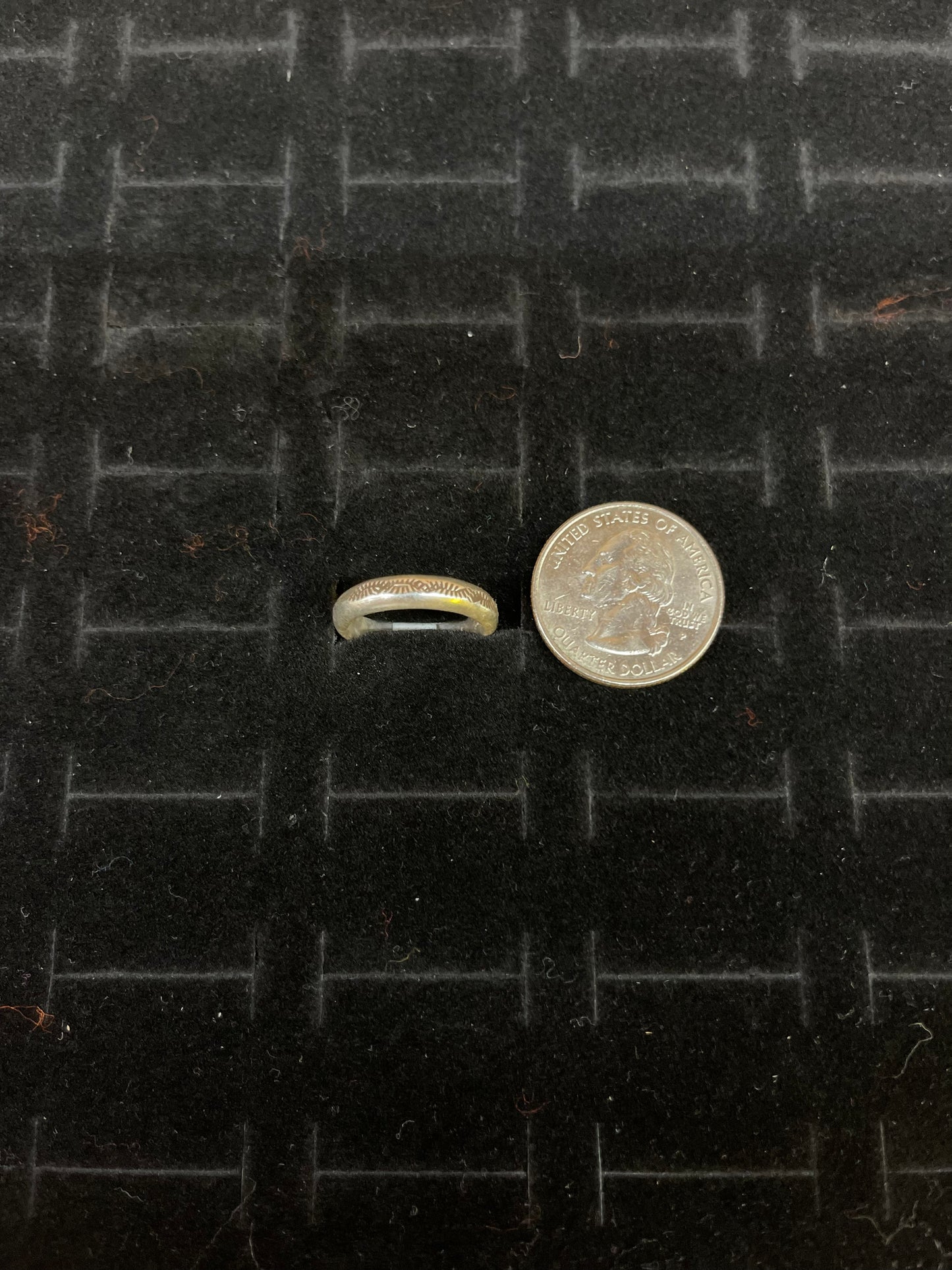Sterling Silver Stamped Rings Navajo