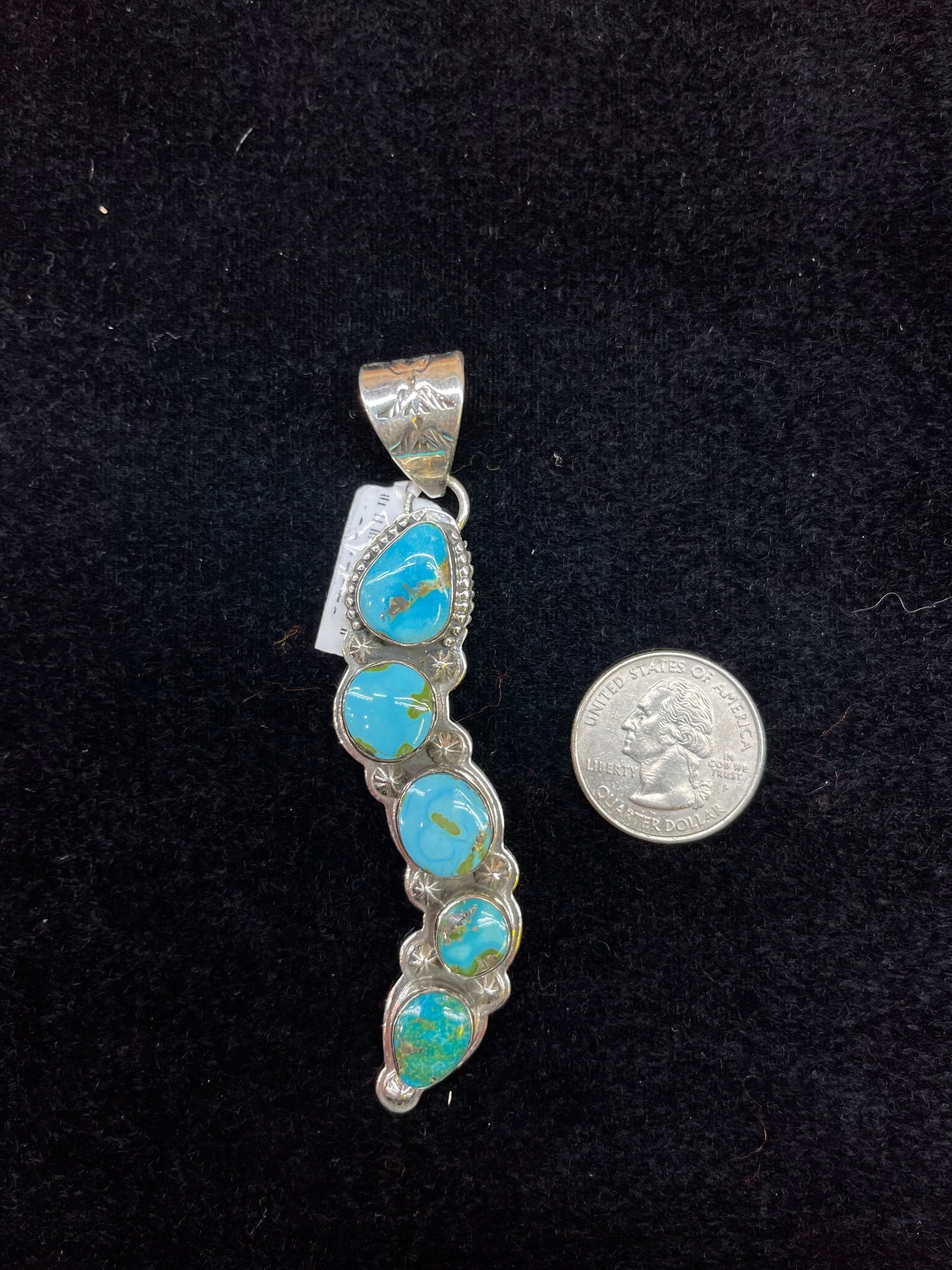 Sonoran Gold Turquoise Pendant