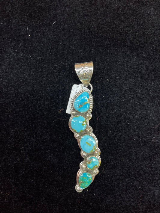 Sonoran Gold Turquoise Pendant