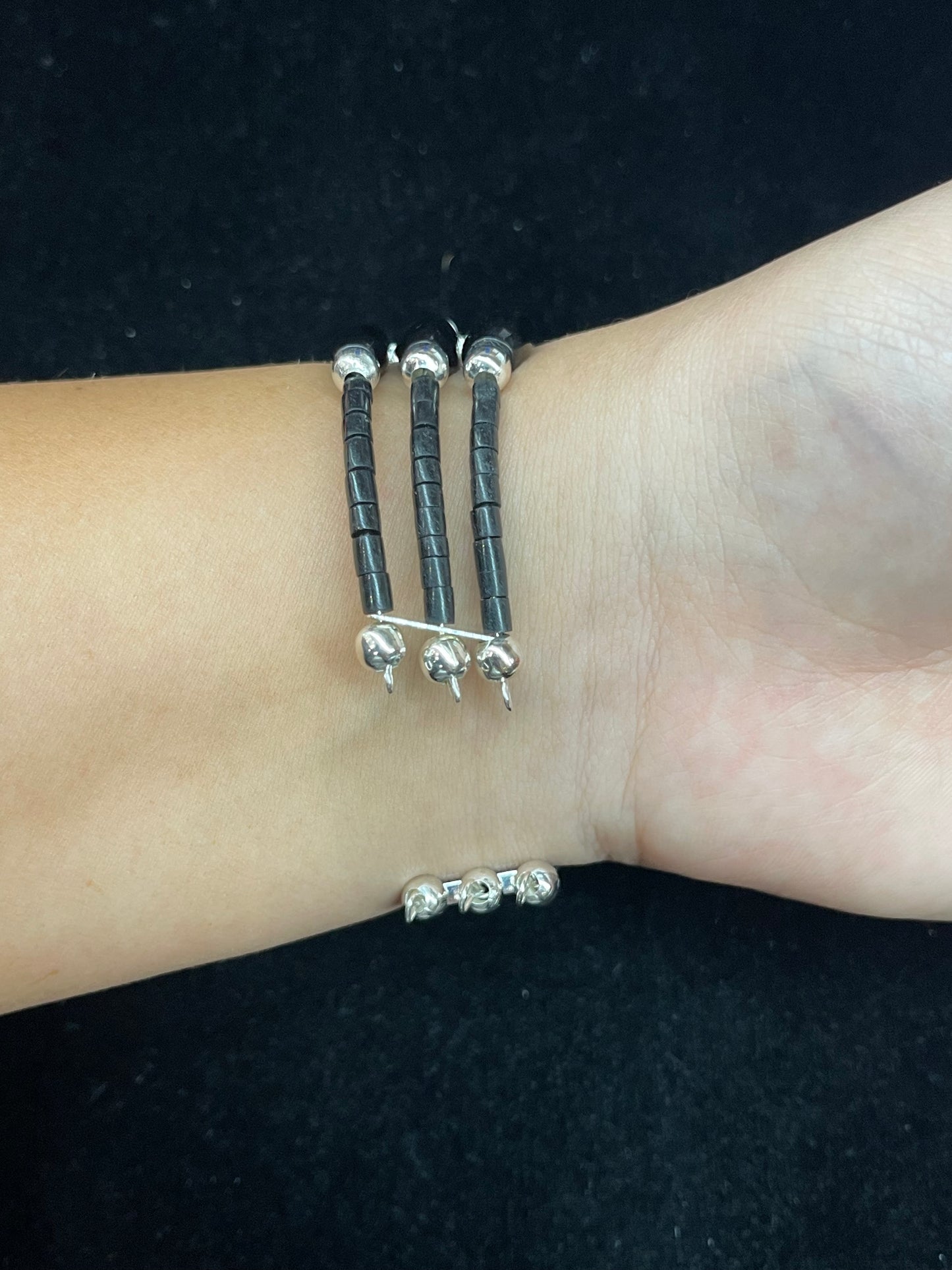 6"-7" Memory Wire Bracelet by Severn Blackmountain, Navajo