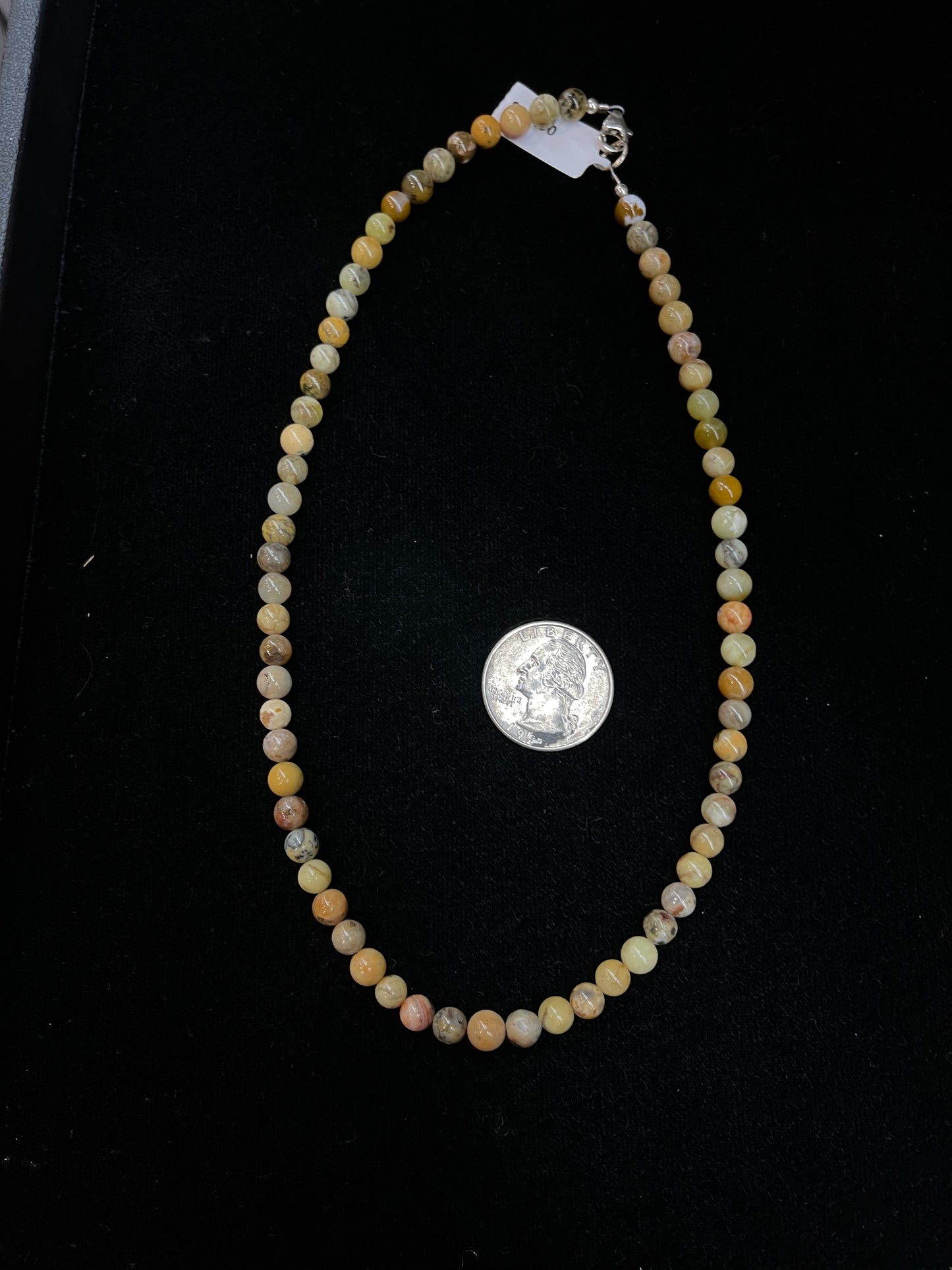 18" 6mm Jasper Necklace