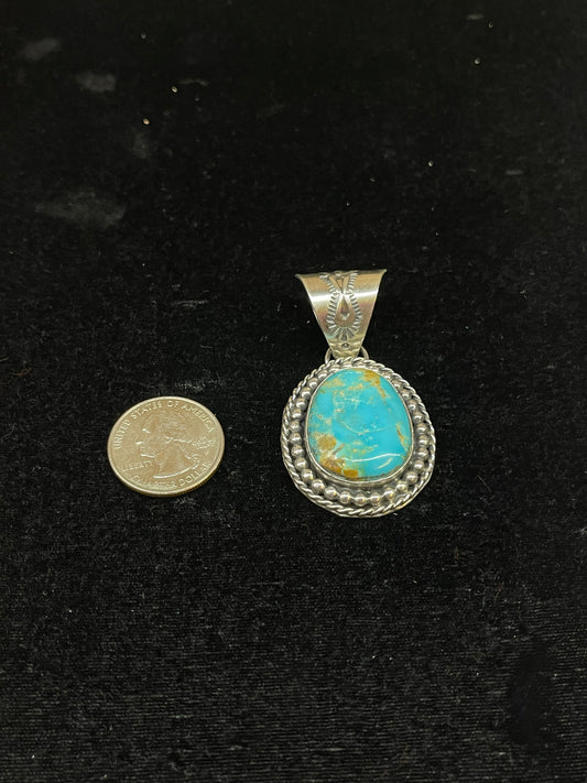 Cripple Creek Turquoise Pendant