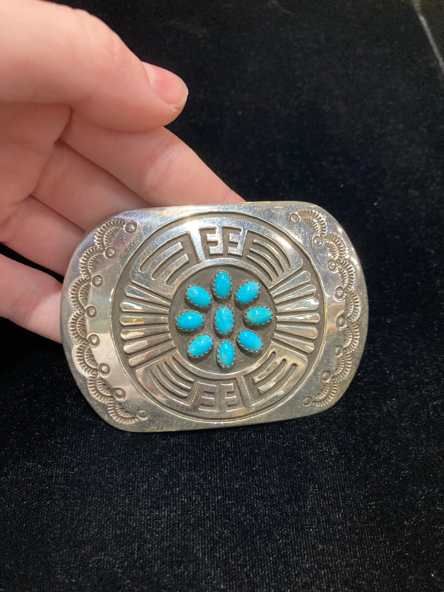 Stamp 1 Turquoise Buckle