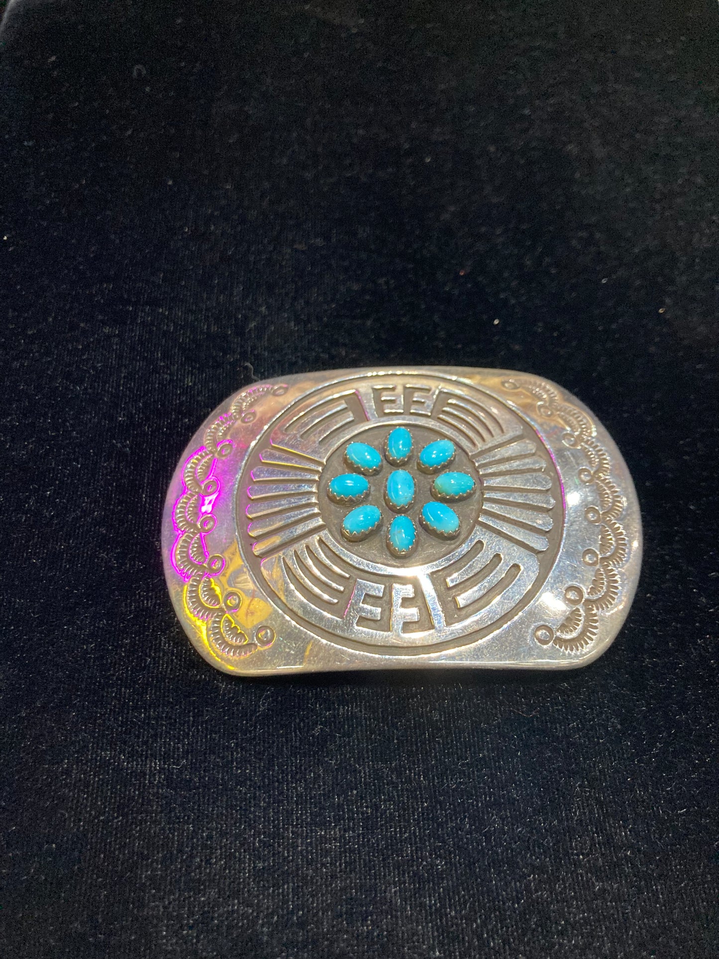 Stamp 1 Turquoise Buckle