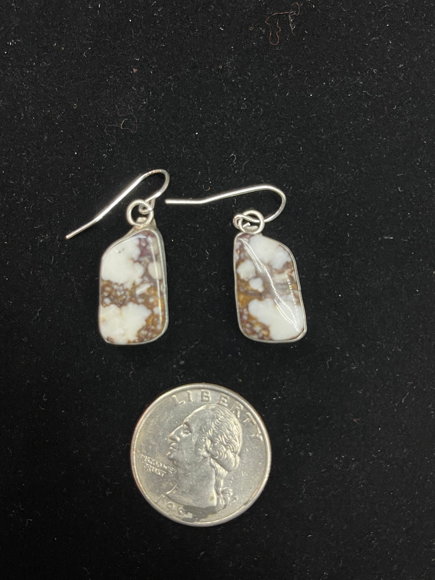 Wild Horse Dangle Earrings by Judith Dixon, Navajo