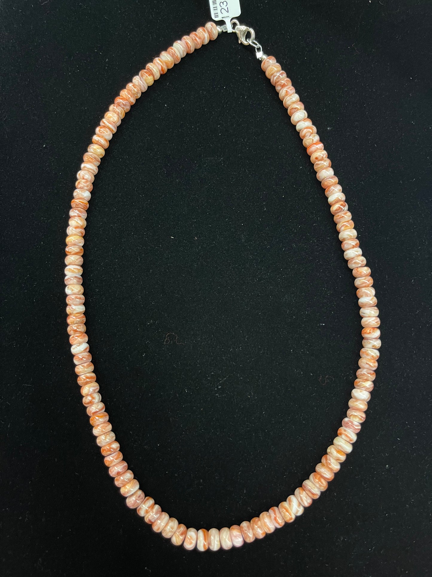 18" 5mm Spiny Oyster Necklace
