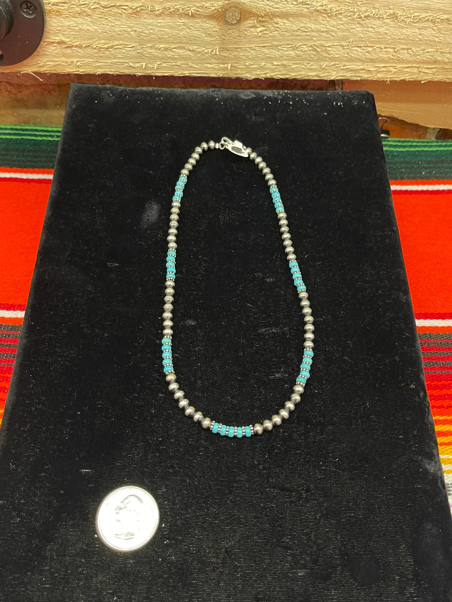 Navajo Pearls with Turquoise