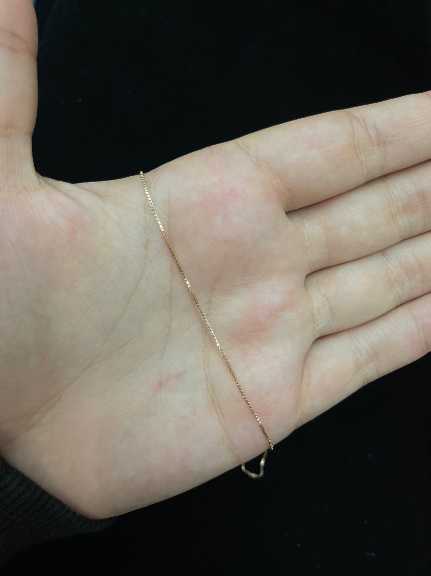 20" Rose Gold Plated Sterling Silver Chain