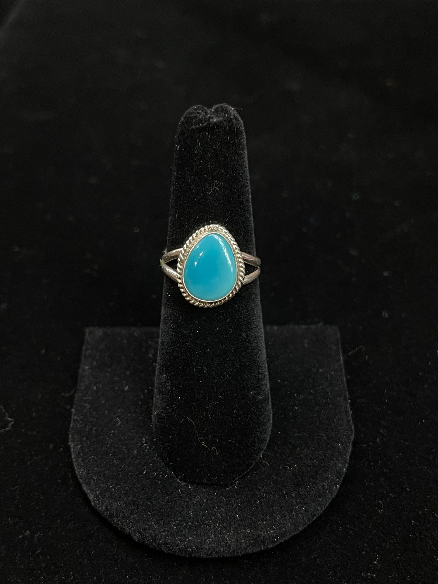 6.5 Kingman Turquoise Ring by Byron Begay, Navajo