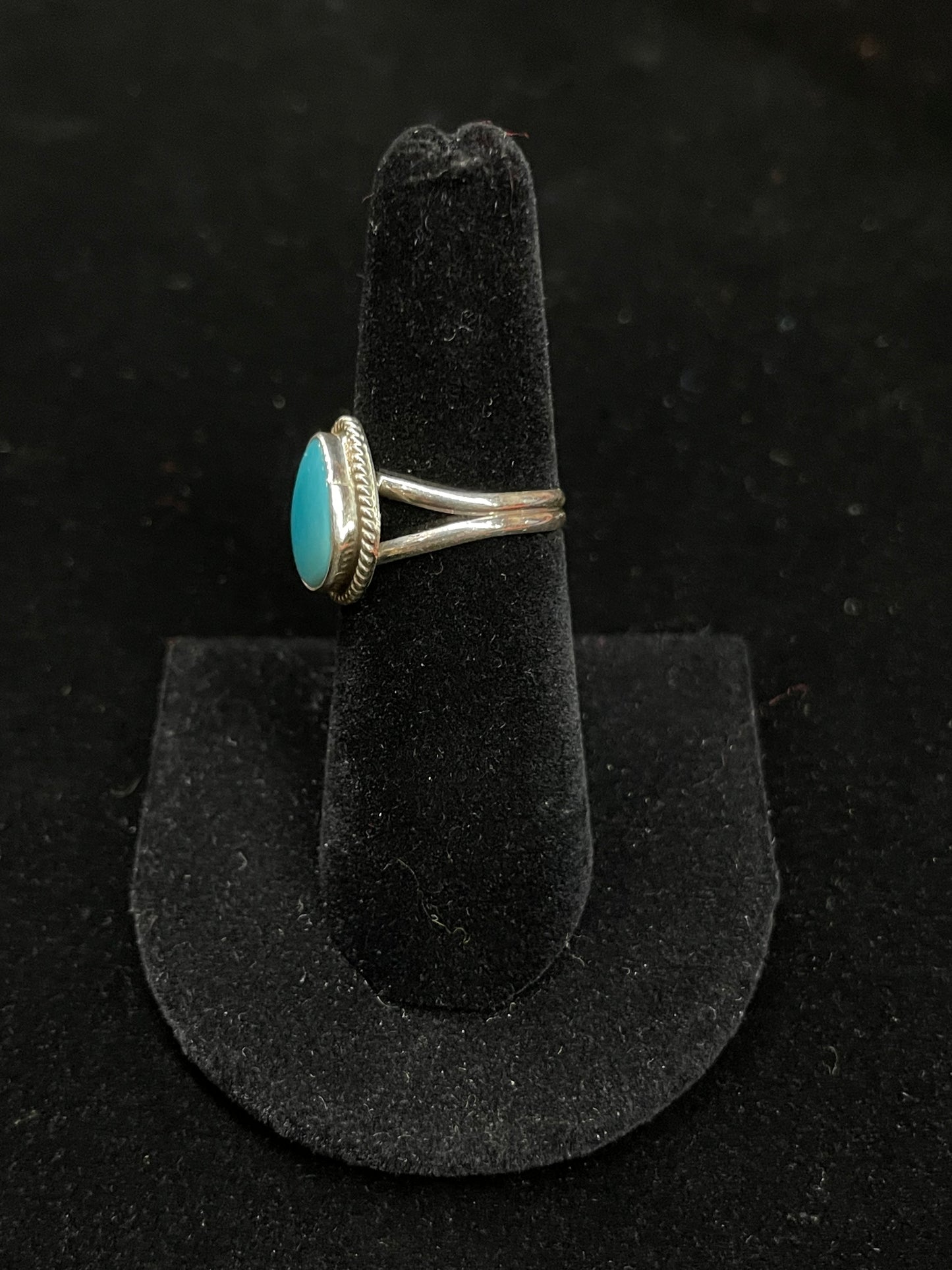 6.5 Kingman Turquoise Ring by Byron Begay, Navajo