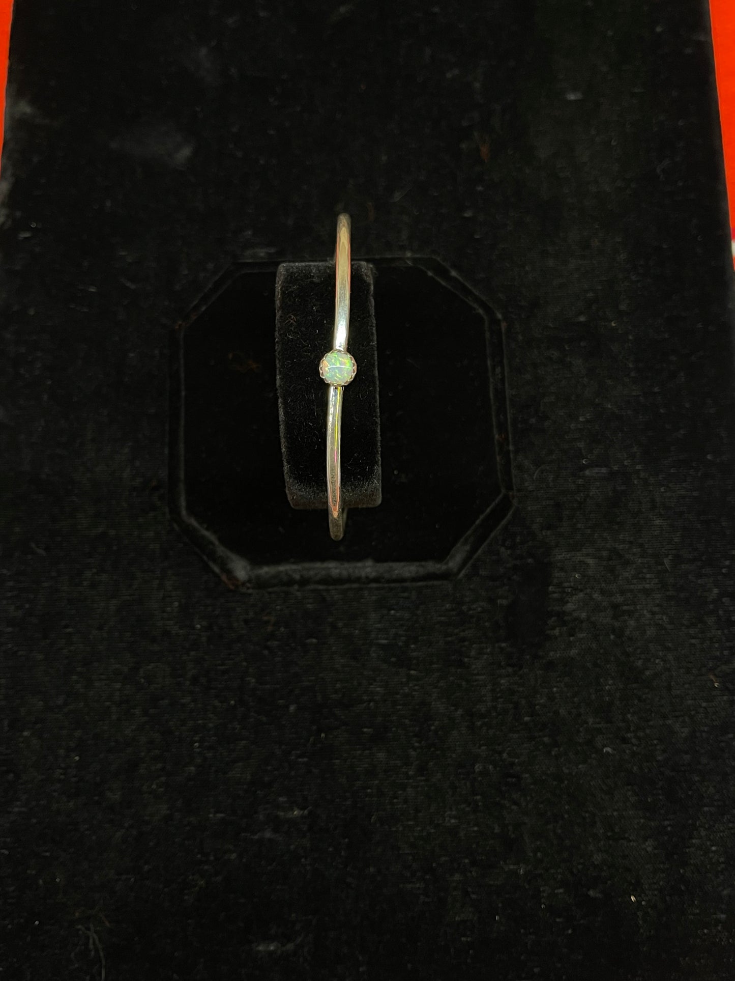 White Opal Adjustable Bracelet