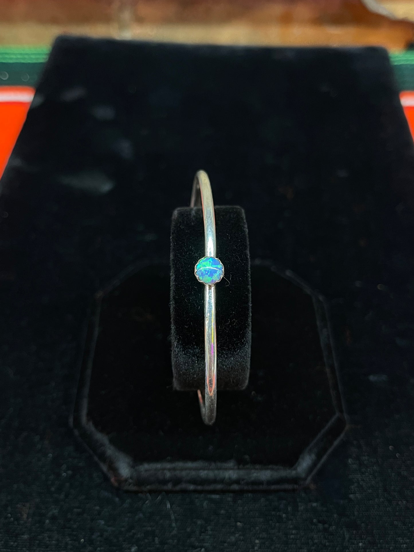 Blue Opal Adjustable Bracelet