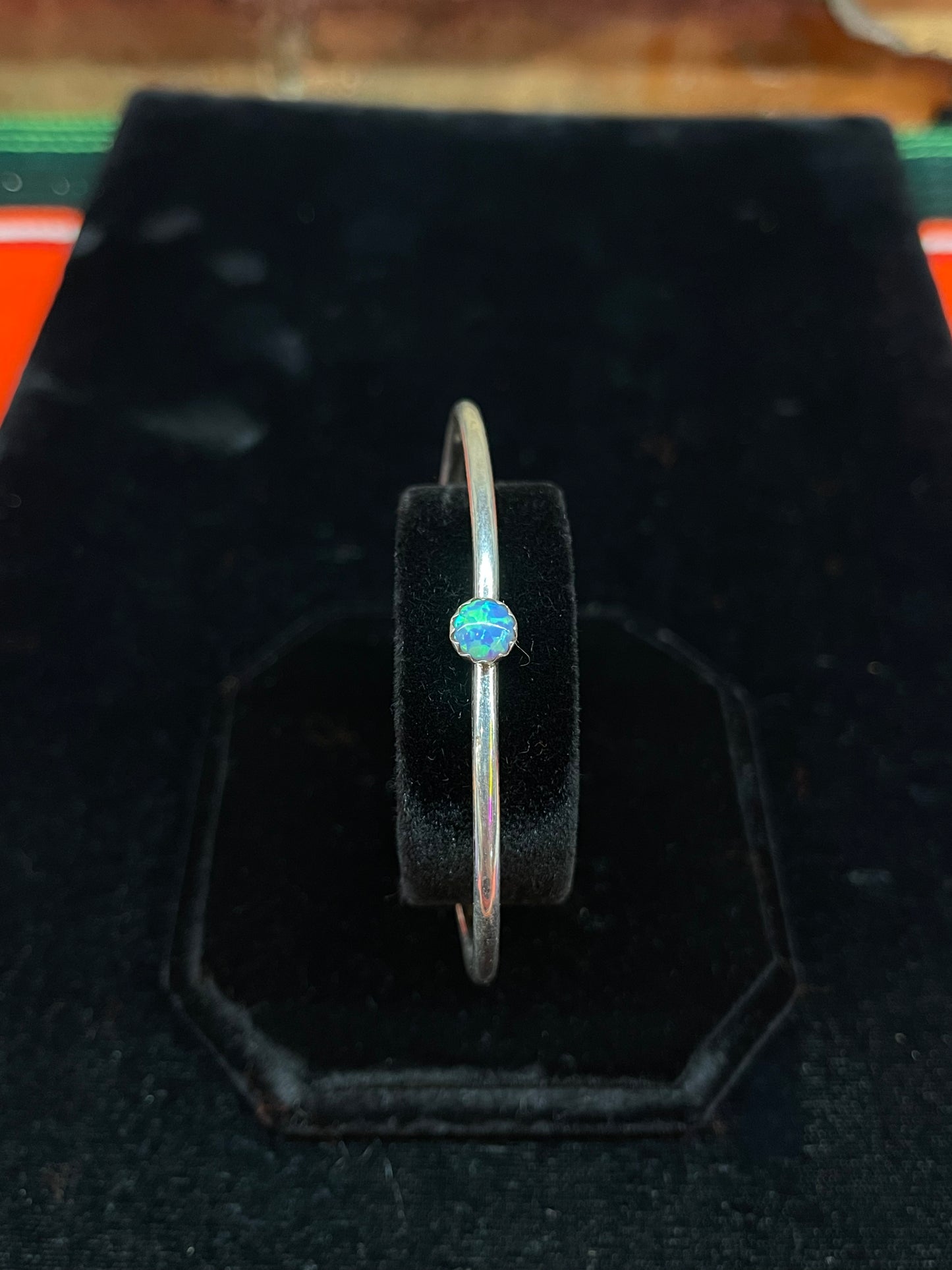 Blue Opal Adjustable Bracelet