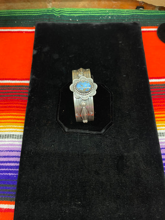 Oval Golden Hills Turquoise Bracelet