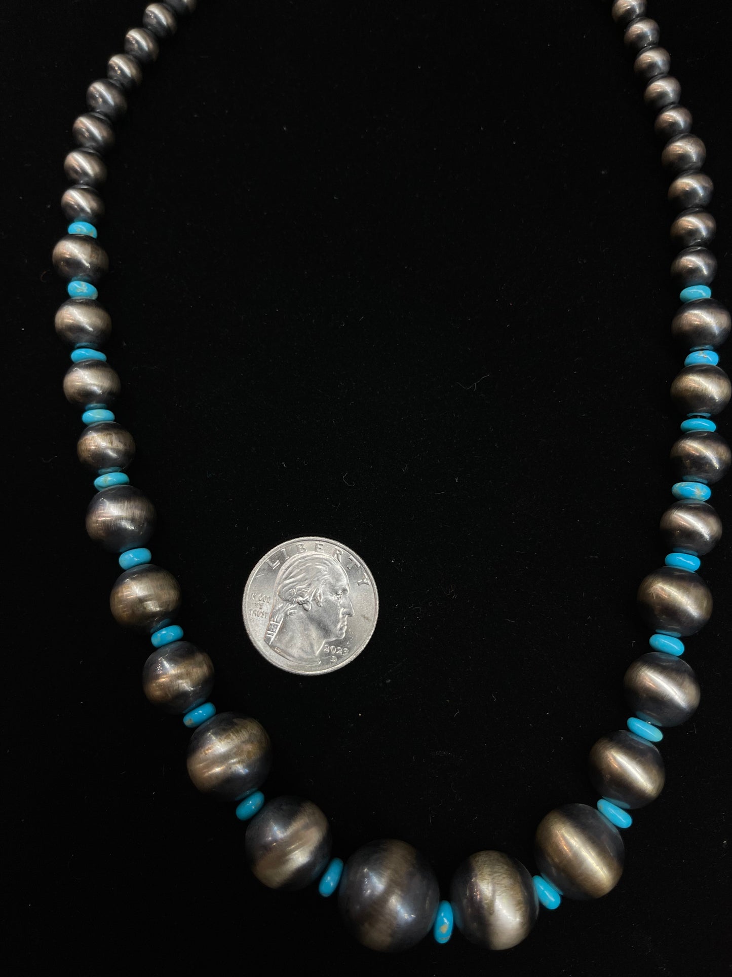 20" Graduated Navajo Pearls 6mm to 16mm