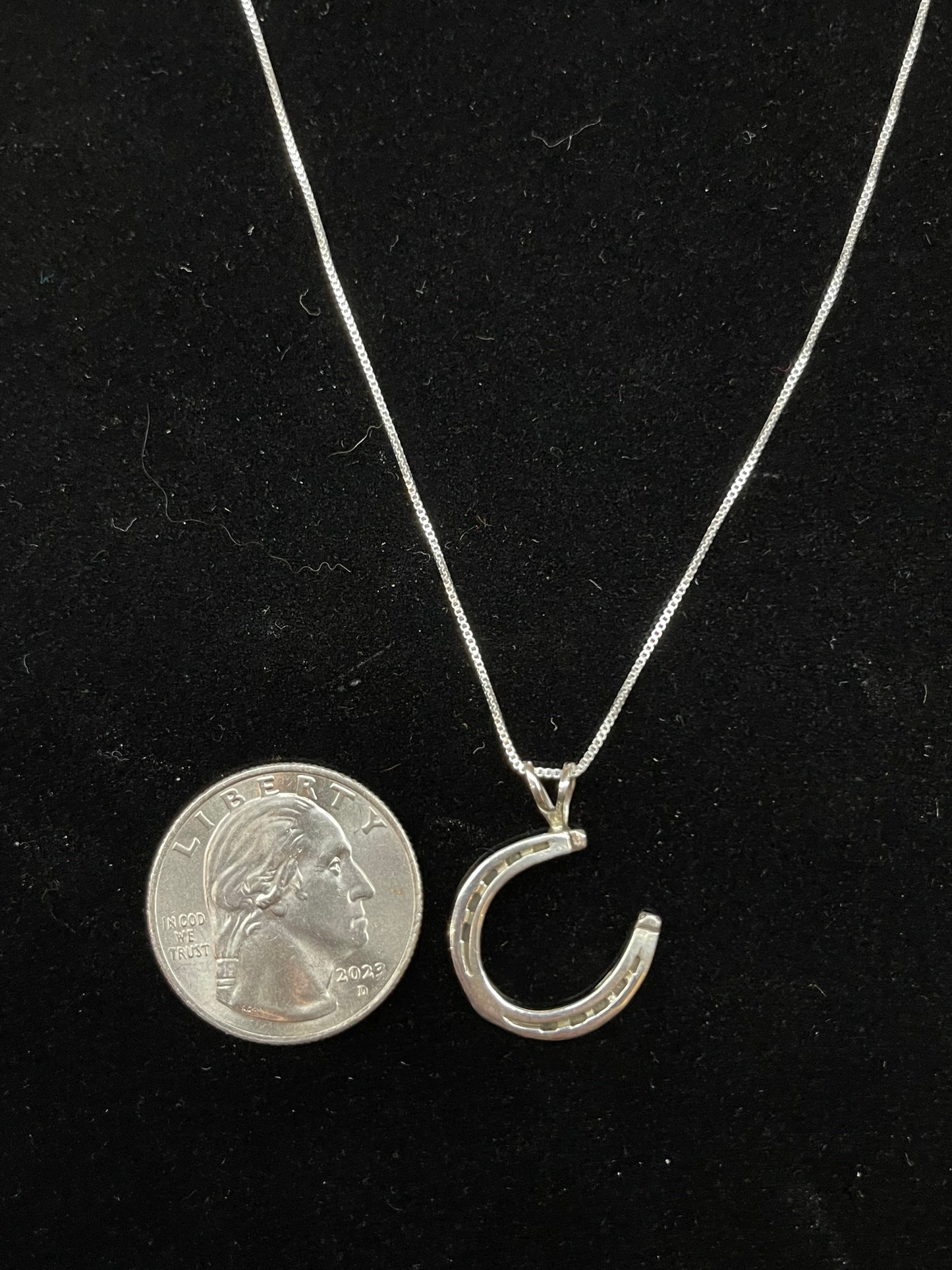 LOT 15 10/19 Horseshoe Necklace by Louise Joe, Navajo