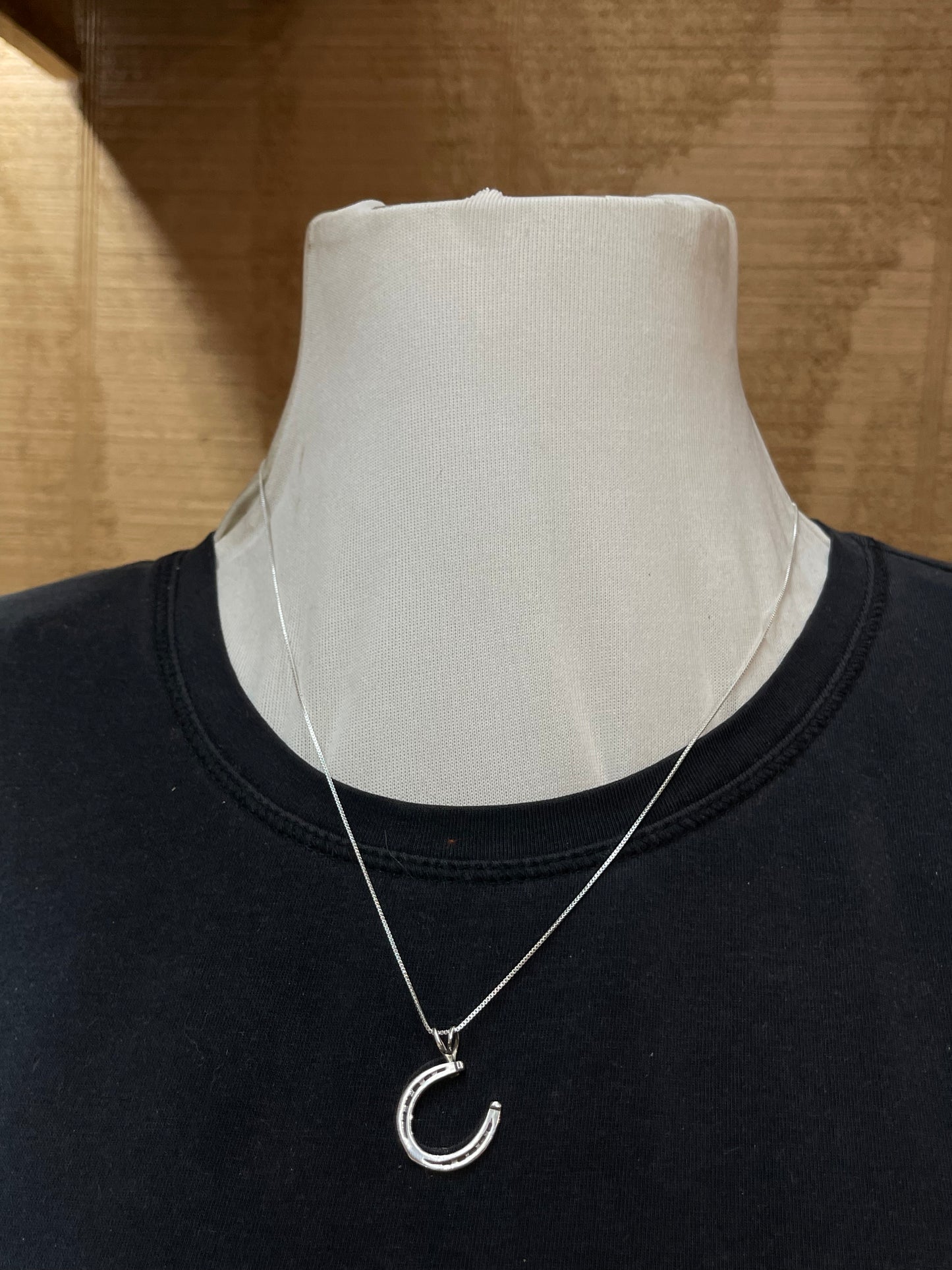 LOT 15 10/19 Horseshoe Necklace by Louise Joe, Navajo