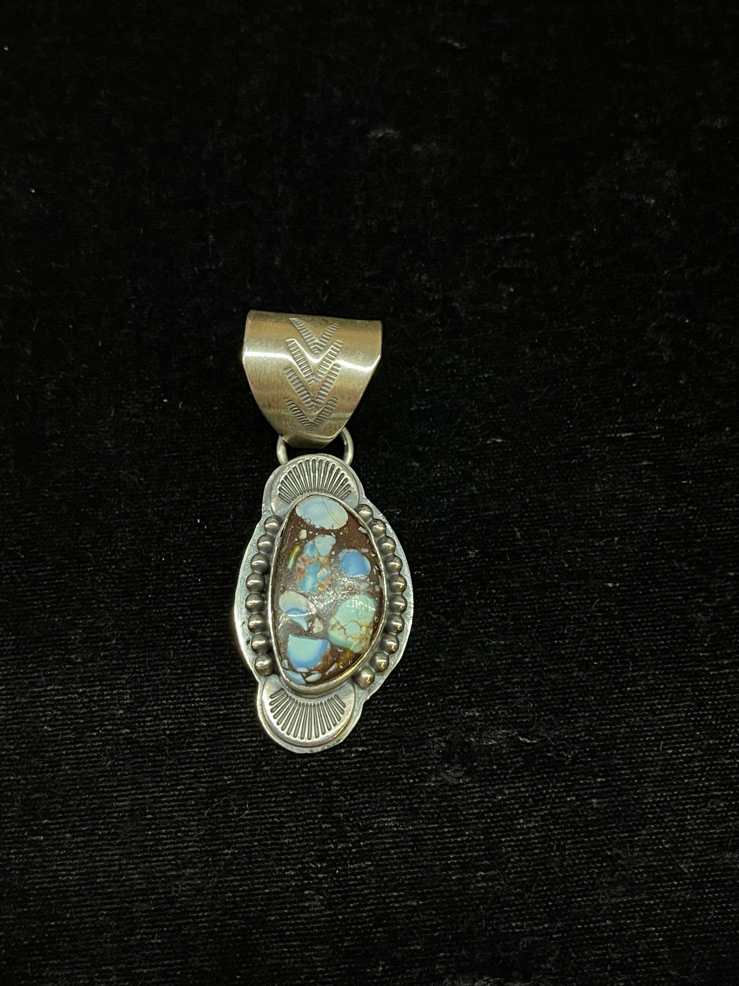 Mosaic Golden Hills Oval Pendant