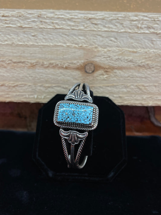 Turquoise Rectangle Cuff Bracelet